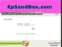 Tablet Screenshot of cpsandbox.com